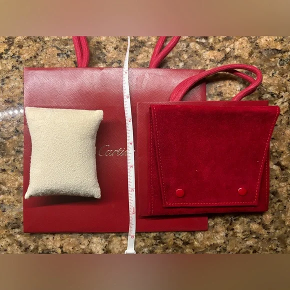 Cartier Red Tote Bag for Women - Picture 2 of 5